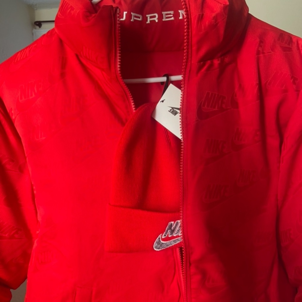 Supreme Nike collaboration puffer